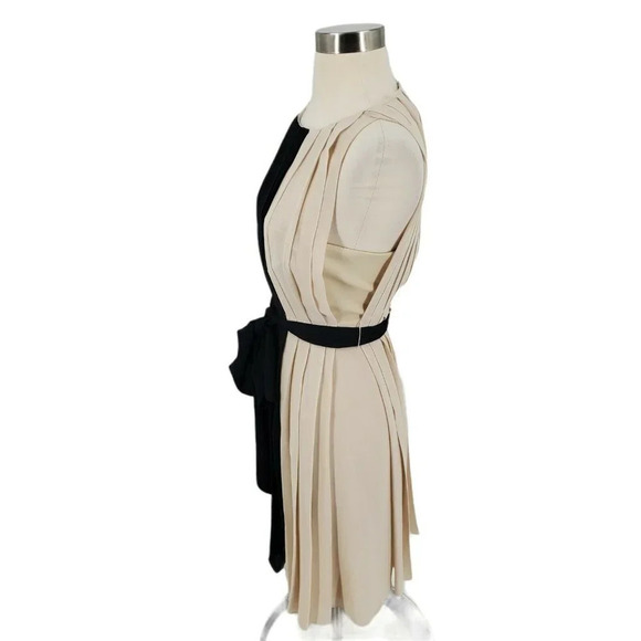 L’AGENCE Pleated Crepe Sleeveless Dress sz 2 - Picture 5 of 11